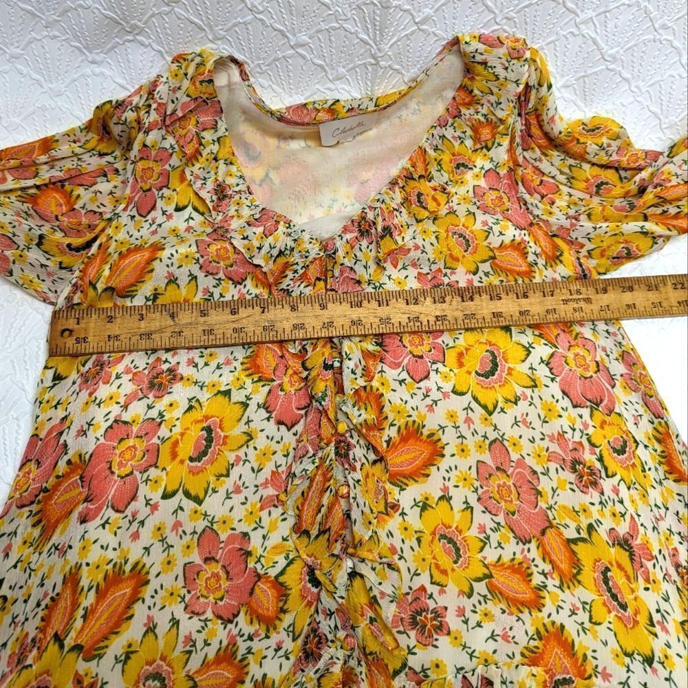 CLEOBELLA | Lucia Floral Audrey Dress sz S - Picture 9 of 13